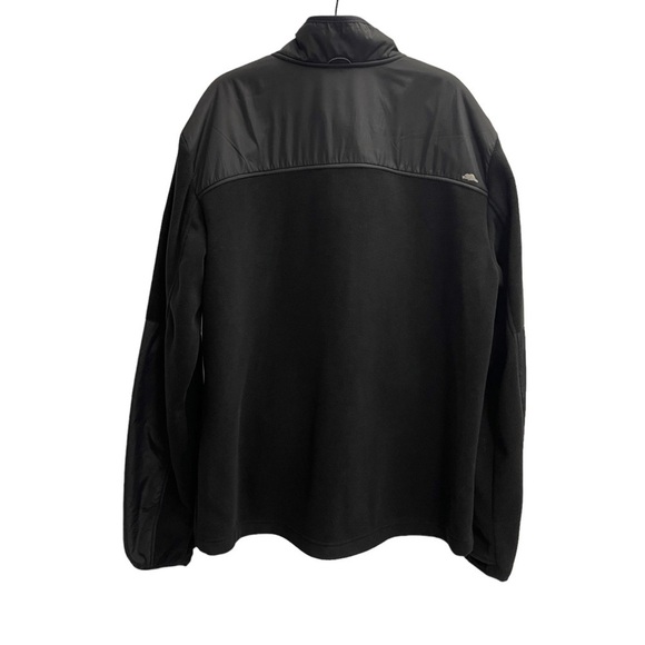 Roots jacket size XL roots 73 Briggspoint microfleece zip up jacket black - Picture 2 of 16